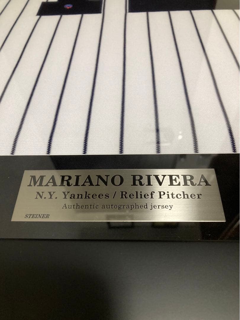 希少　刺繍サイン入り　MLB ヤンキース　 マリアノリベラ　ユニフォーム