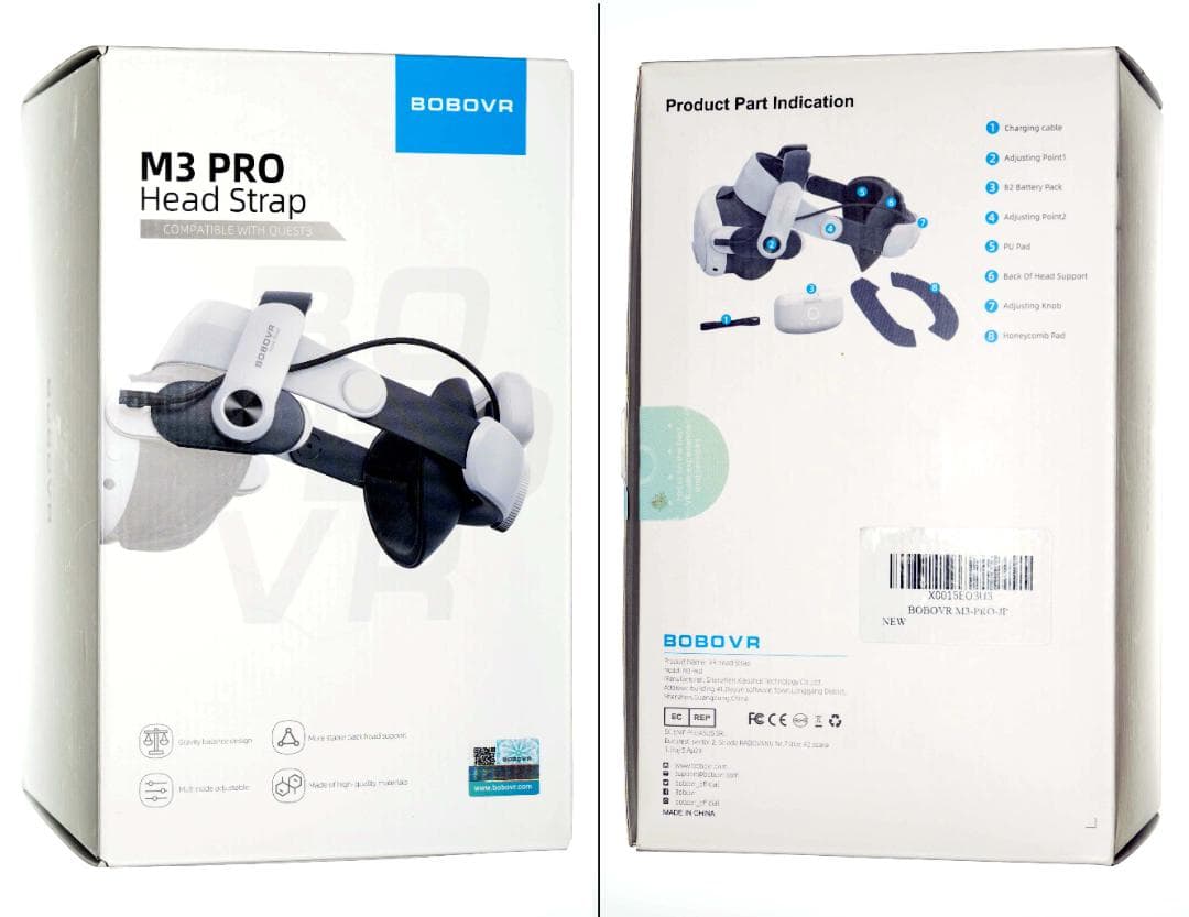 BOBOVR M3 Pro StrapとTwin Charge Station