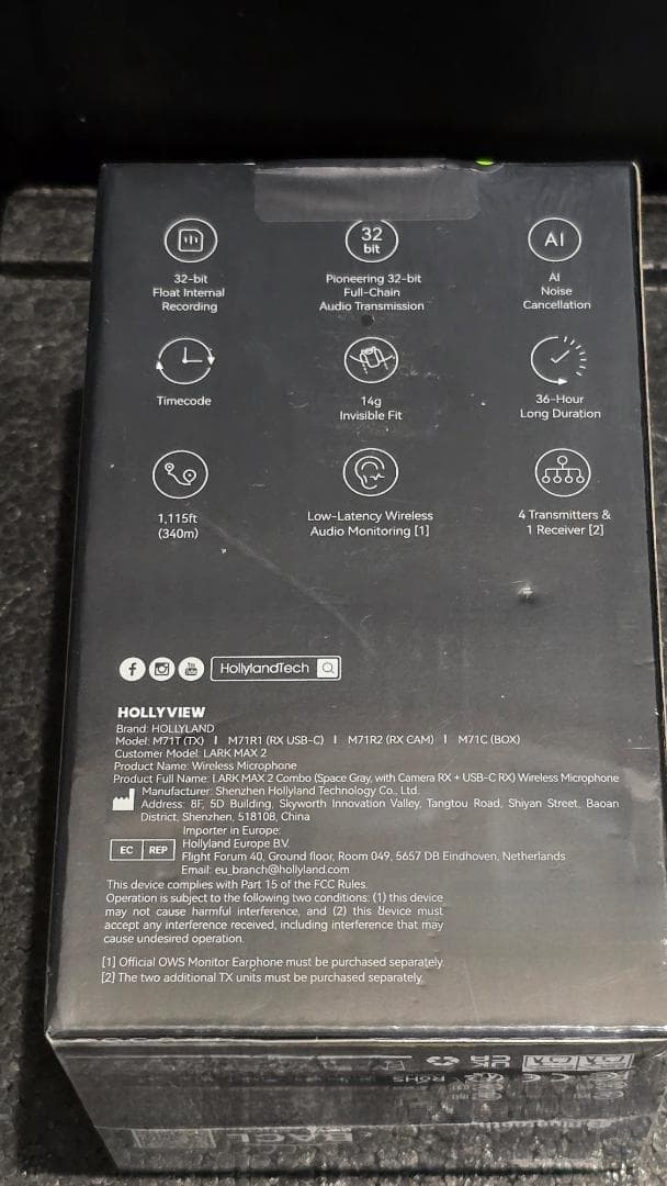 Hollyland LARK MAX 2[新品●未使用]