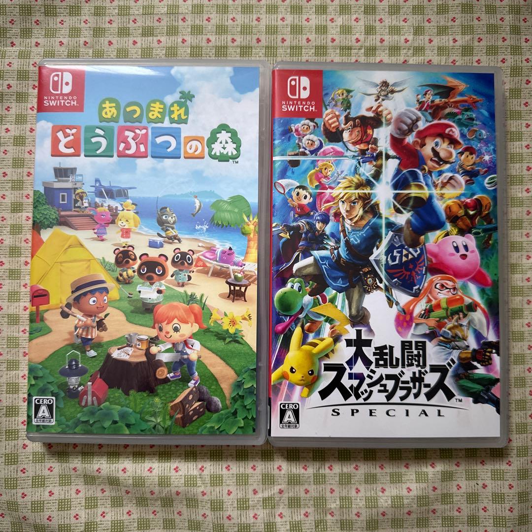 最終値下げ あつまれどうぶつの森 と 大乱闘スマッシュブラザーズspecial