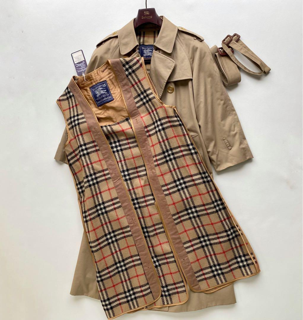 【デッドストック級/英国製】 Burberrys トレンチコート　ベージュ