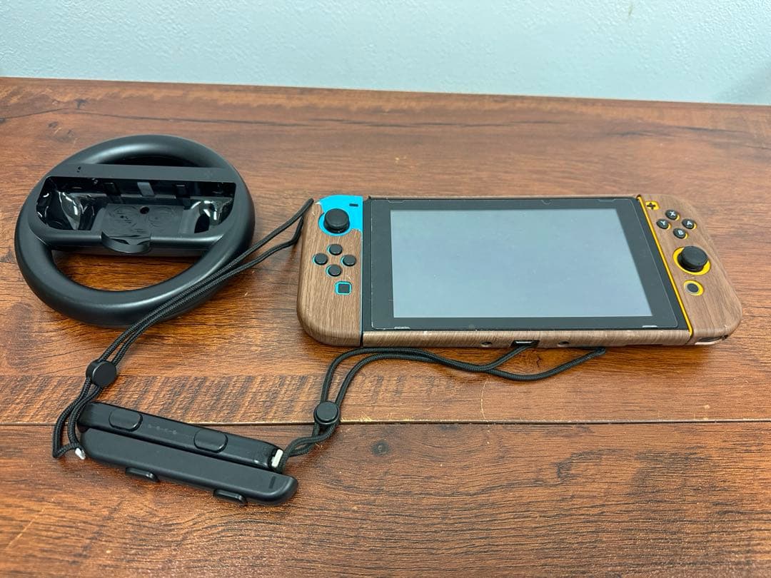 ★ジャンク接続不良★Nintendo Switch本体 カスタムJoyCon付き