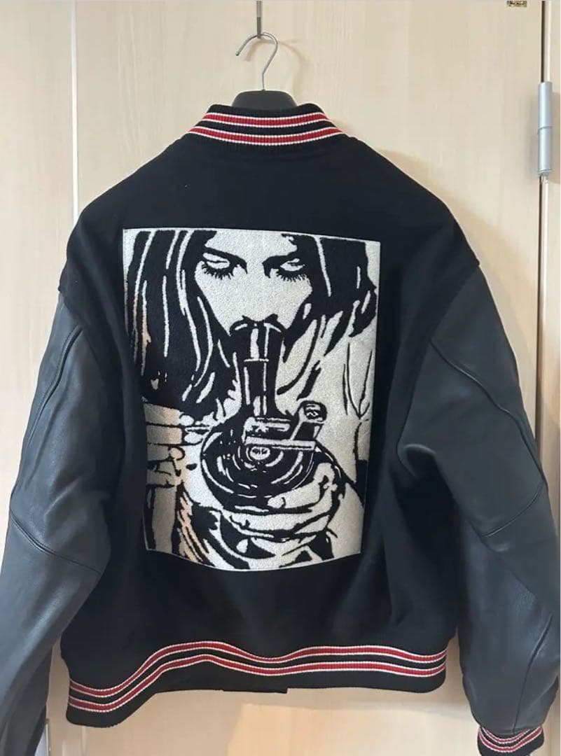 supreme HYSTERIC GLAMOUR スタジャン ブラック サイズL