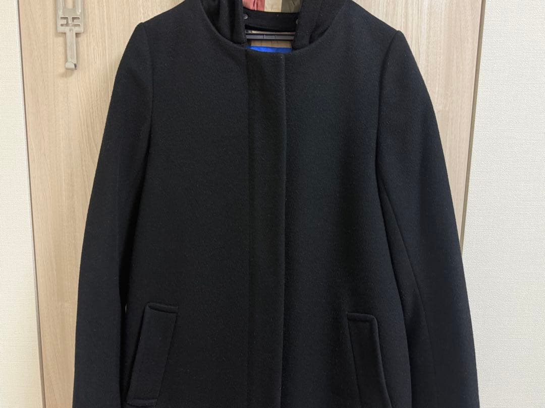 ブルーレーベルクレストブリッジ　フード付き　コート