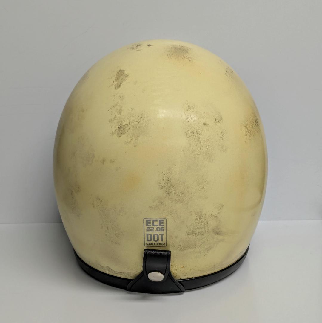 500TXタイプ　ヘルメット【装飾用】　エイジング加工　XL①