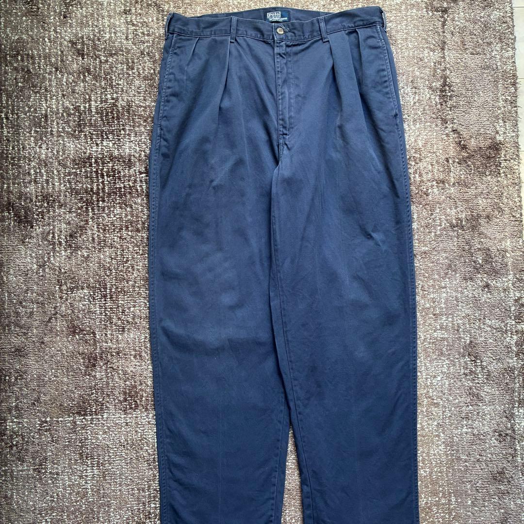 ポロチノ　初期　USA ネイビー レア　ボックスロゴ　ミントコンディション