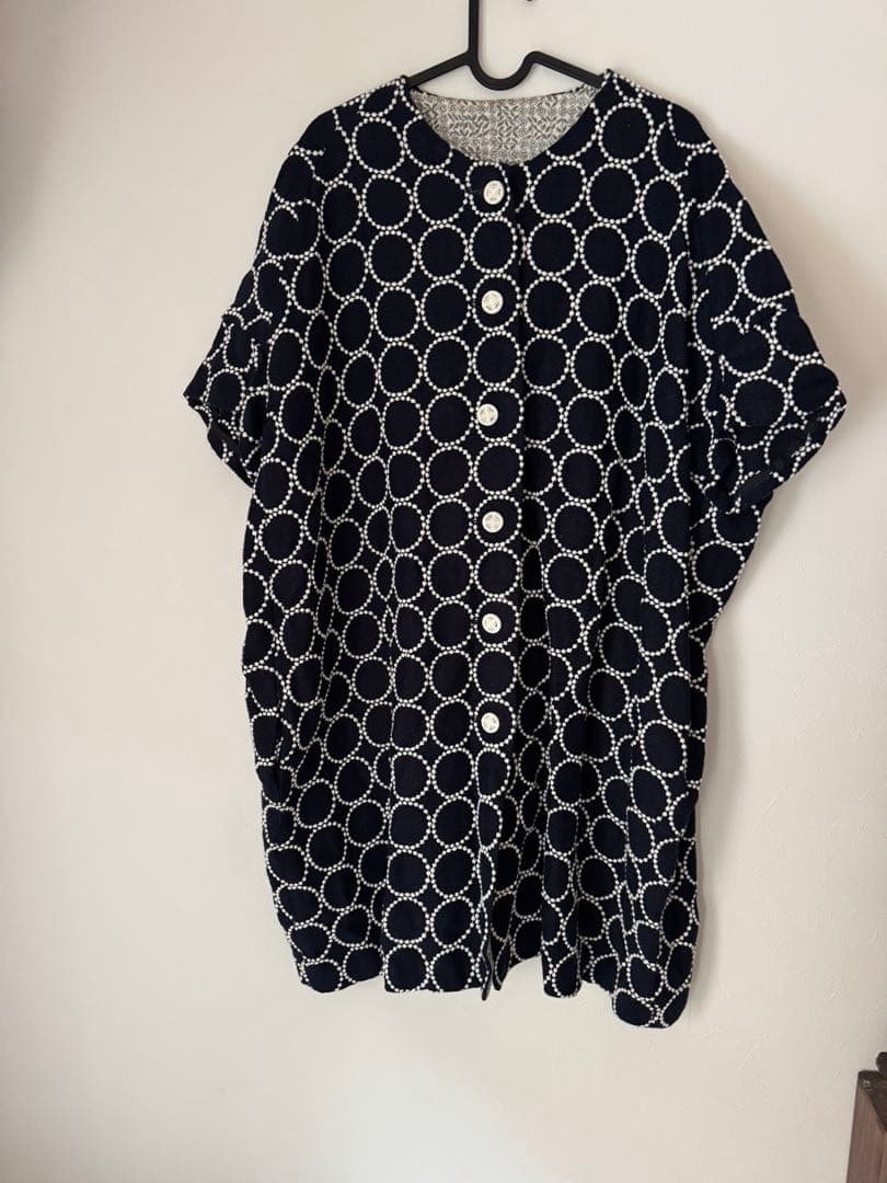 作家さんものミナペルホネン生地使用ベストコート