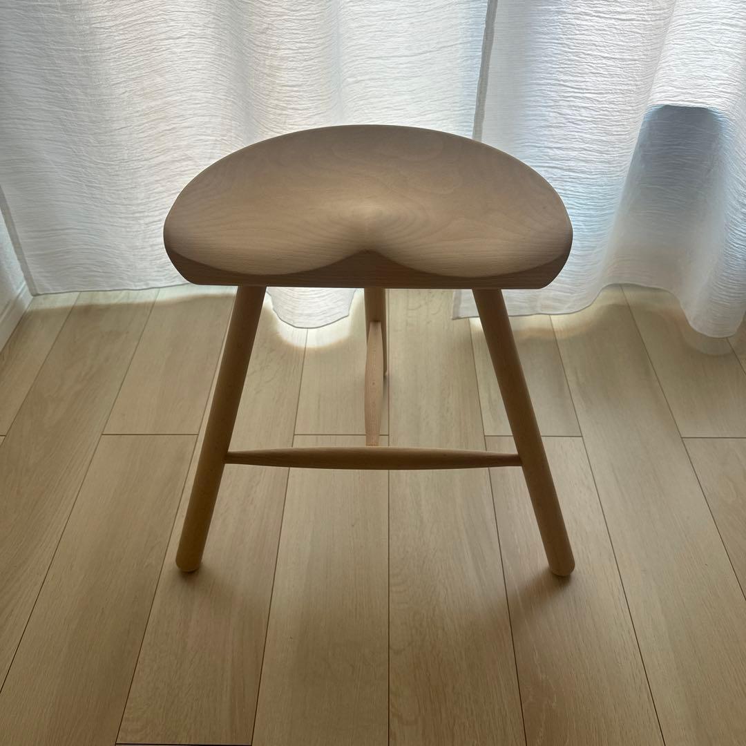 【直接引取】WERNER社 シューメーカースツール H49cm 無塗装