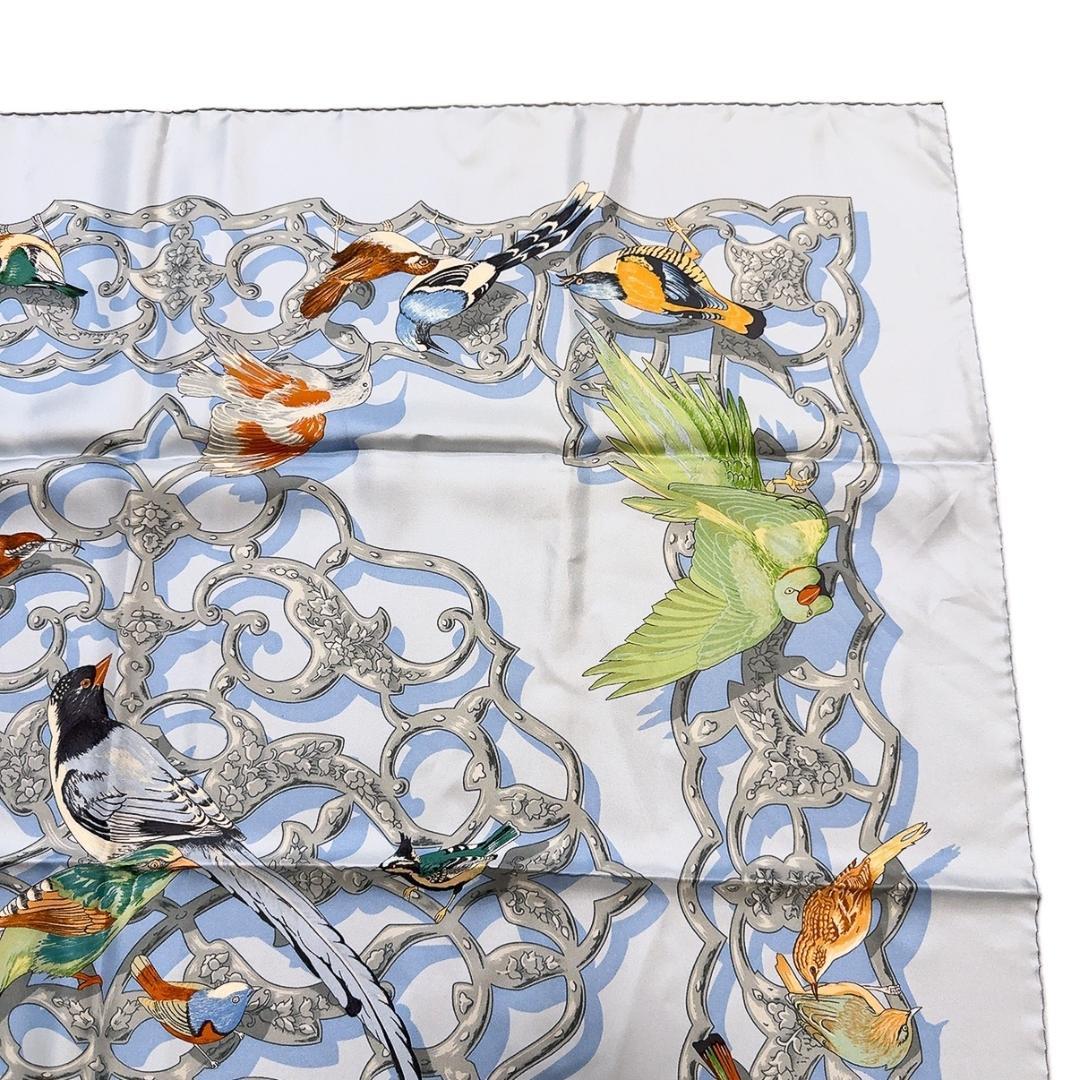 ◇エルメス◇シルク/カレ90/インドとヒマラヤの小鳥たち/スカーフ/タグ付き