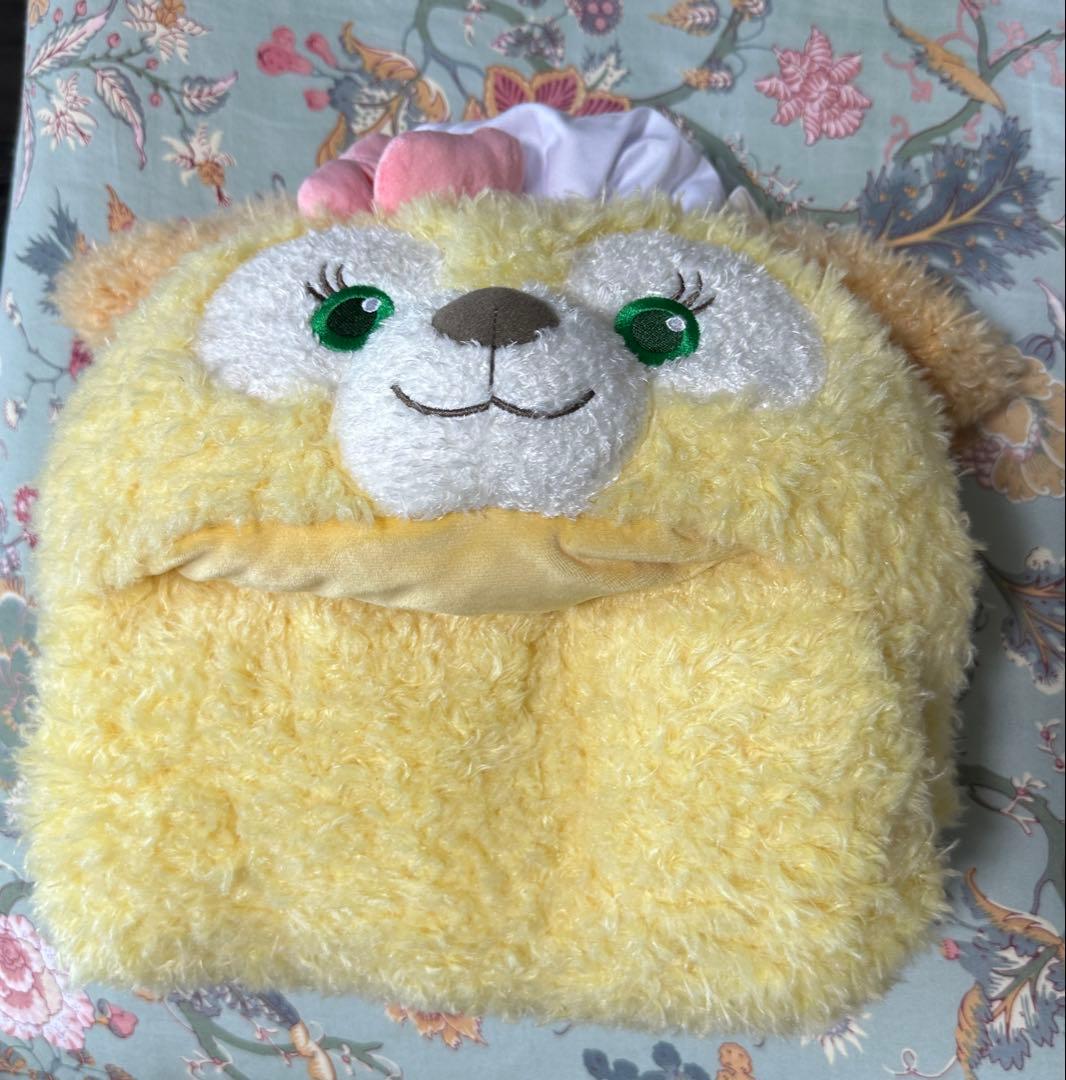 上海ディズニー　クッキーアン　ブランケットポンチョ　耳が動く　毛布　リュック