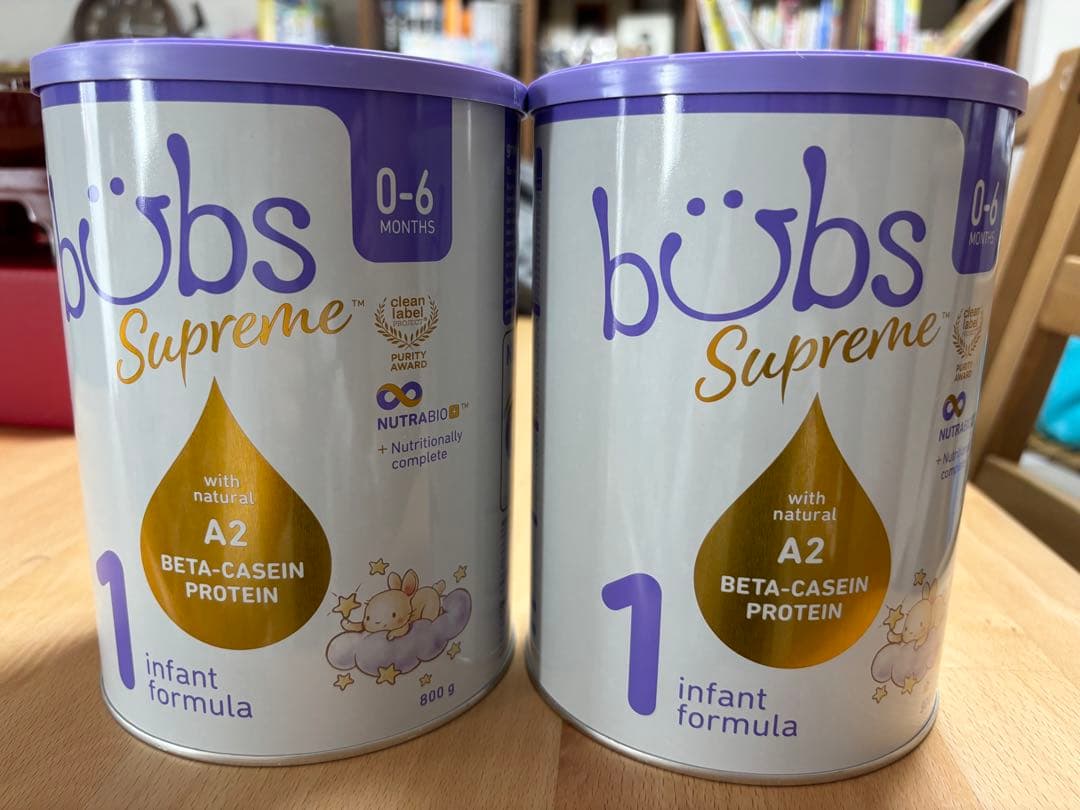 bubs Supreme A2粉ミルク 800g 2缶セット★バブズ　ベビー