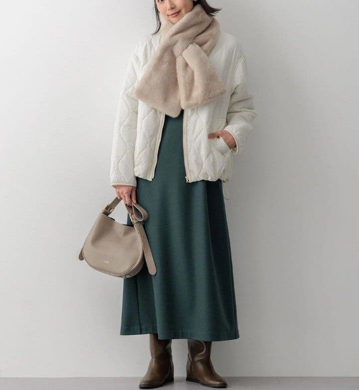 新品✨23区 24AW 洗える ウールミルドジャージーワンピース インナー付