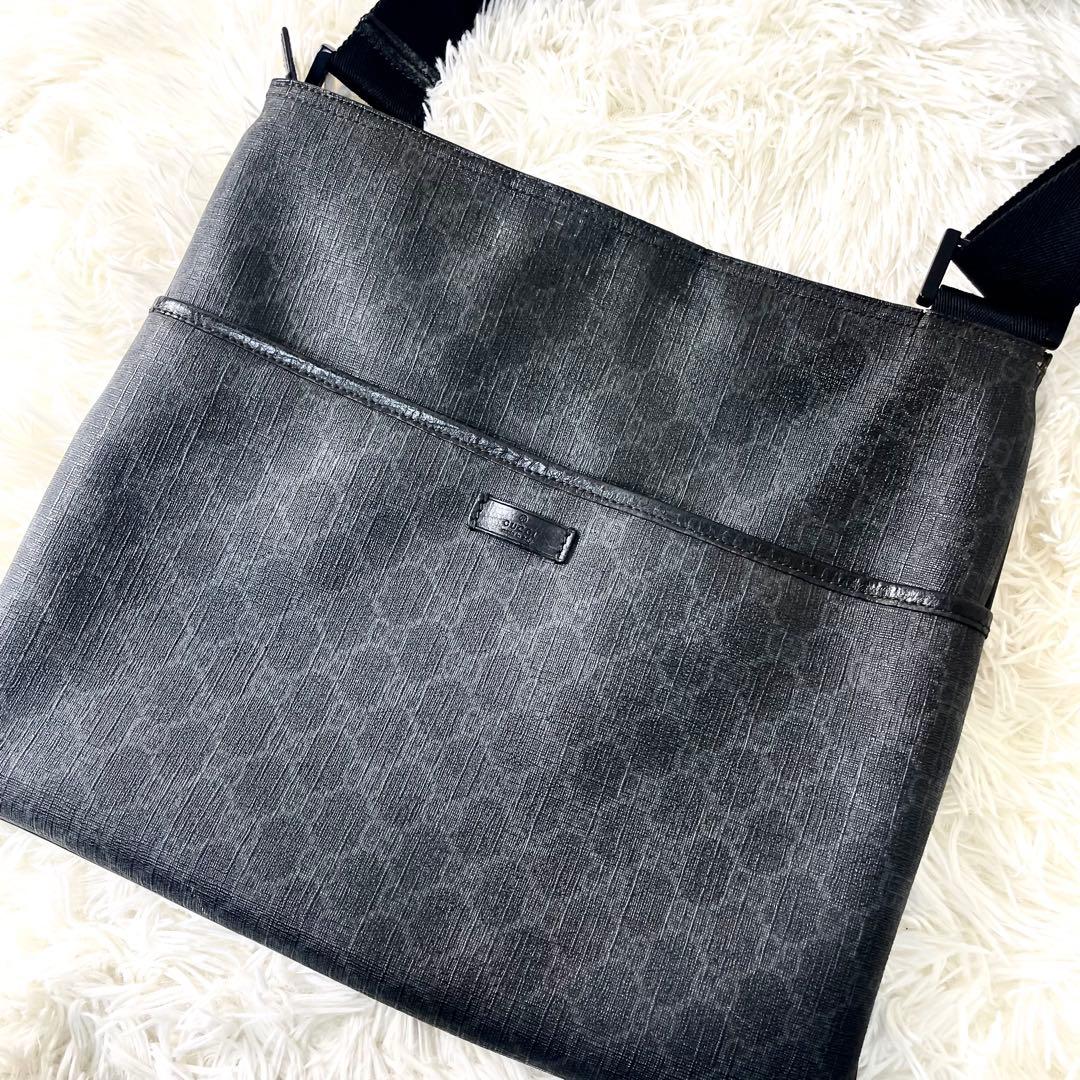 グッチ　GUCCI ショルダーバッグ　ブラック　黒　162904 ユニセックス