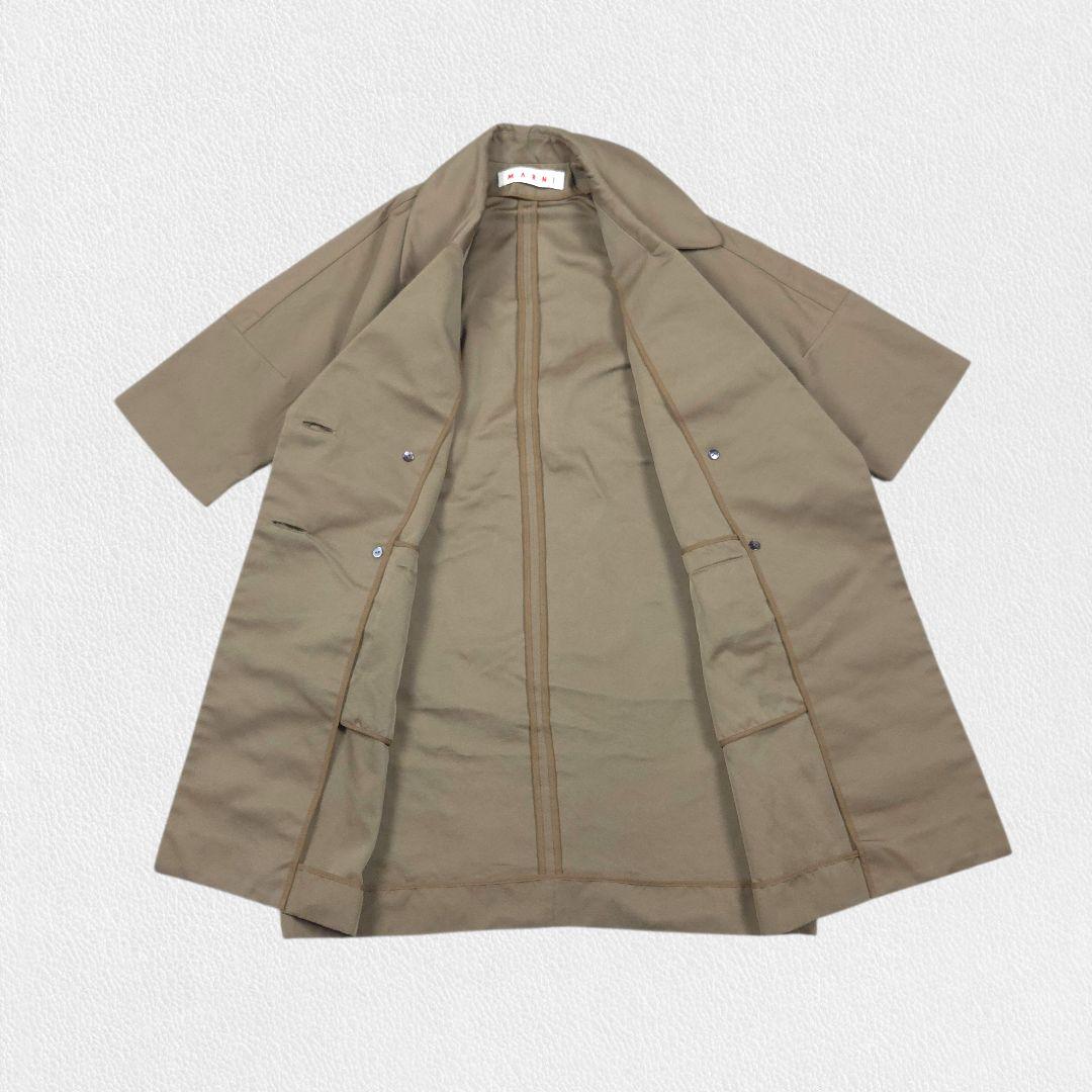 ジャケット・アウター MARNI Brown Cocoon Spring Coat