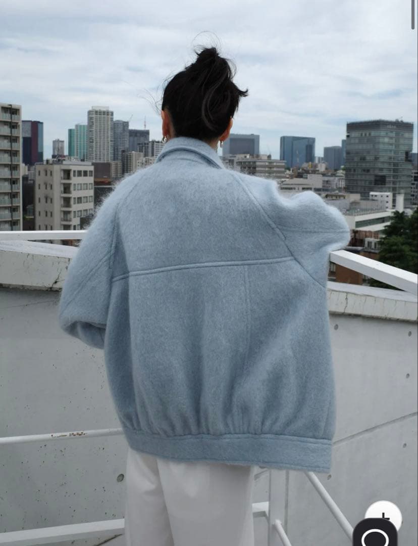 ジャケット・アウター UND MOHAIR SHAGGY FLIGHT JACKET