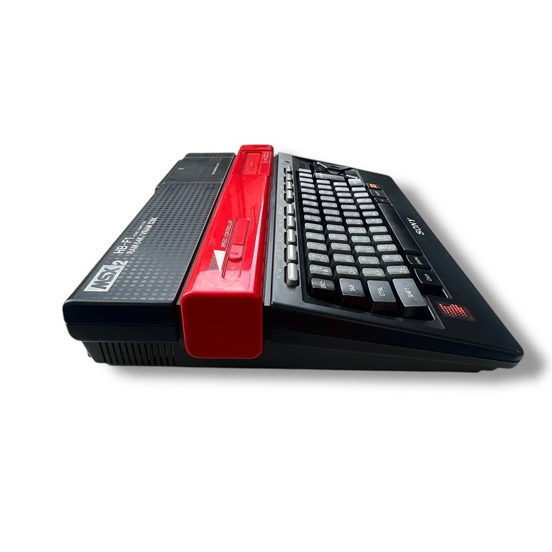 【激レア、希少】2台セット　SONY MSX2 HB-F1 ブラック レッド