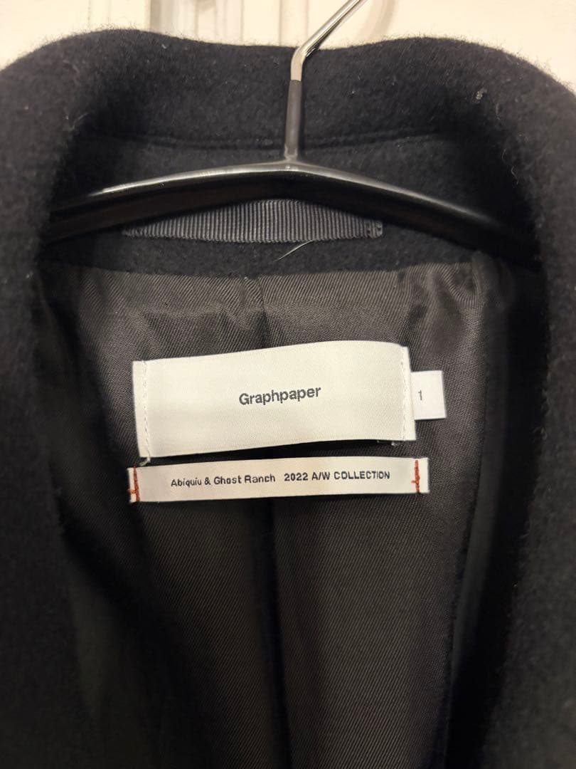 ジャケット・アウター Graphpaper Melton Shawl Collar Coat