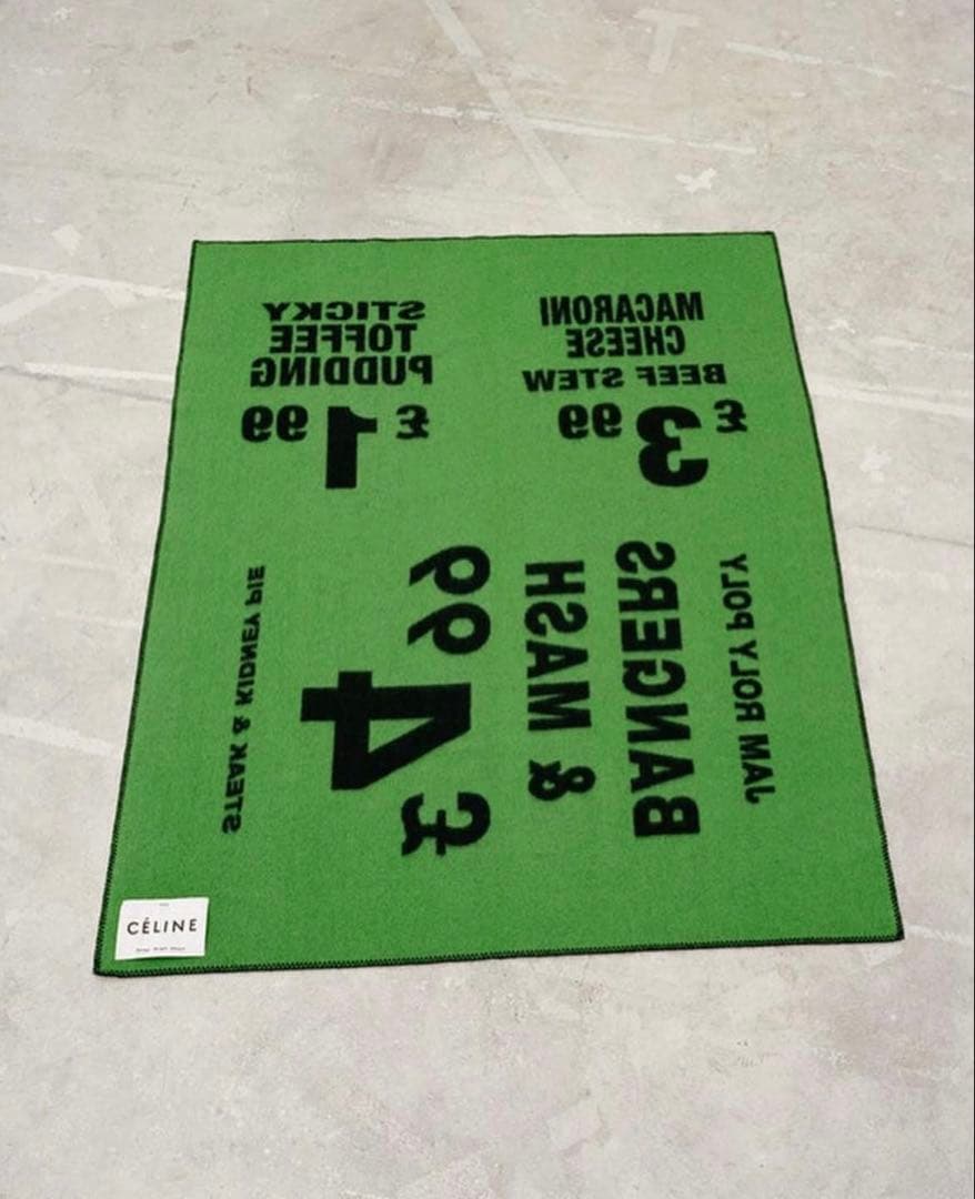 小物 CELINE Peter Miles Studio wool Blanket