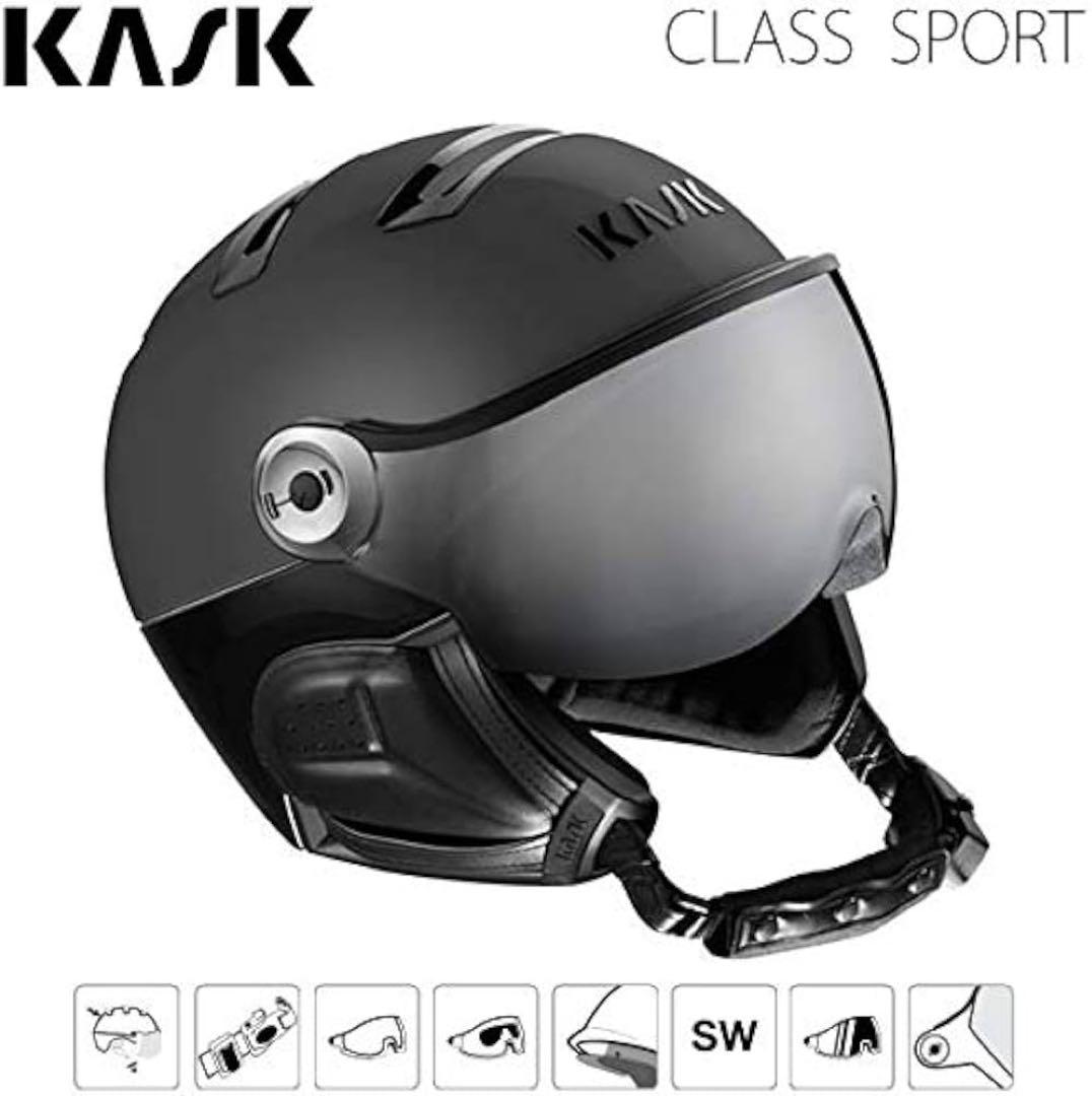 新品 KASK バイザー付き スキーヘルメット HE00064-209 62