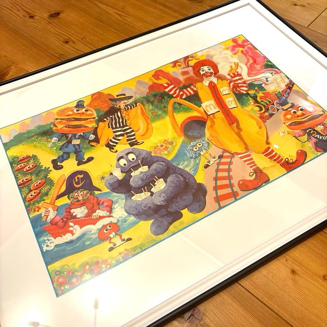 レア！　1971年　マクドナルドランド　ポスター　ディスプレイ　イービルグリマス