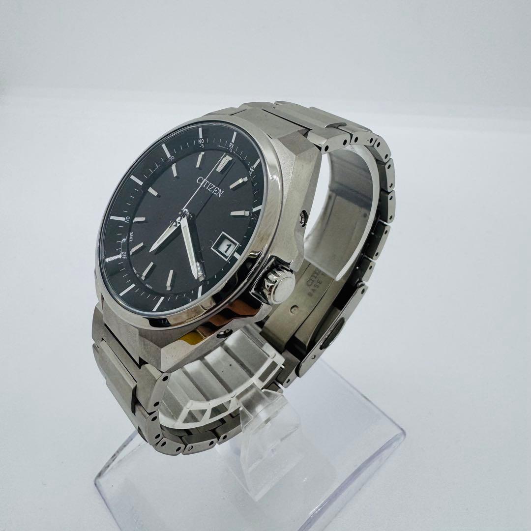 ✨CITIZEN✨シチズン✨デイト✨エコドライブ✨ブラック文字盤✨腕時計✨