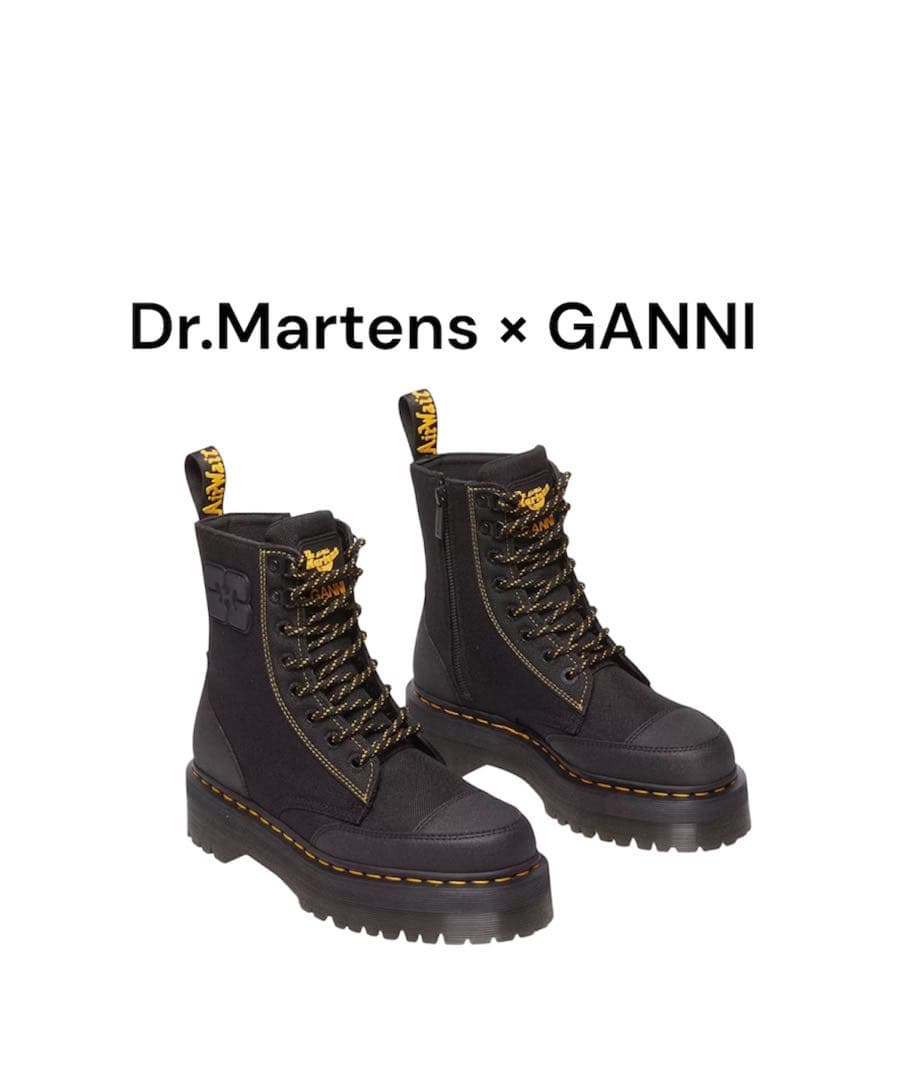 Dr.Martens × GANNI ブーツ　※年初セール5日まで