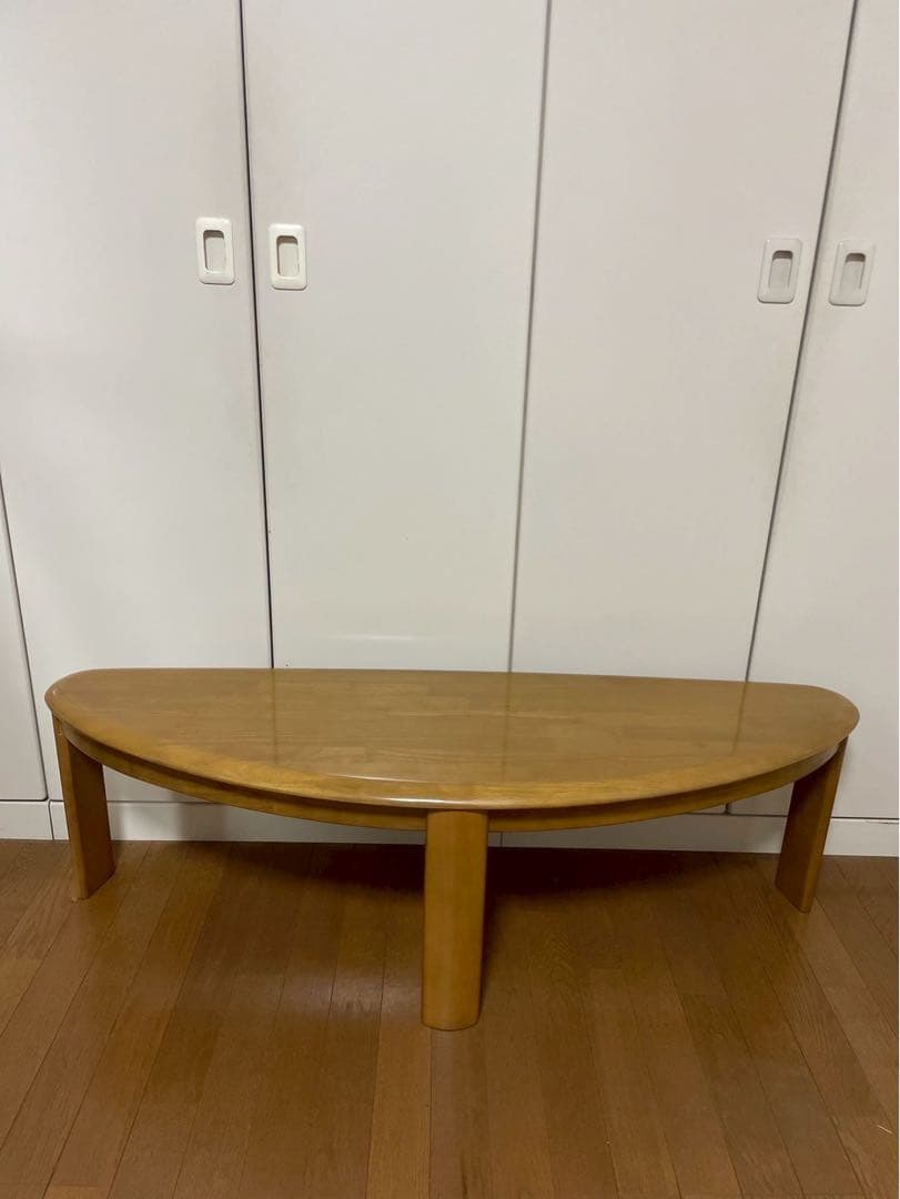 カリモク　ローテーブル　変形　レトロ　ヴィンテージ