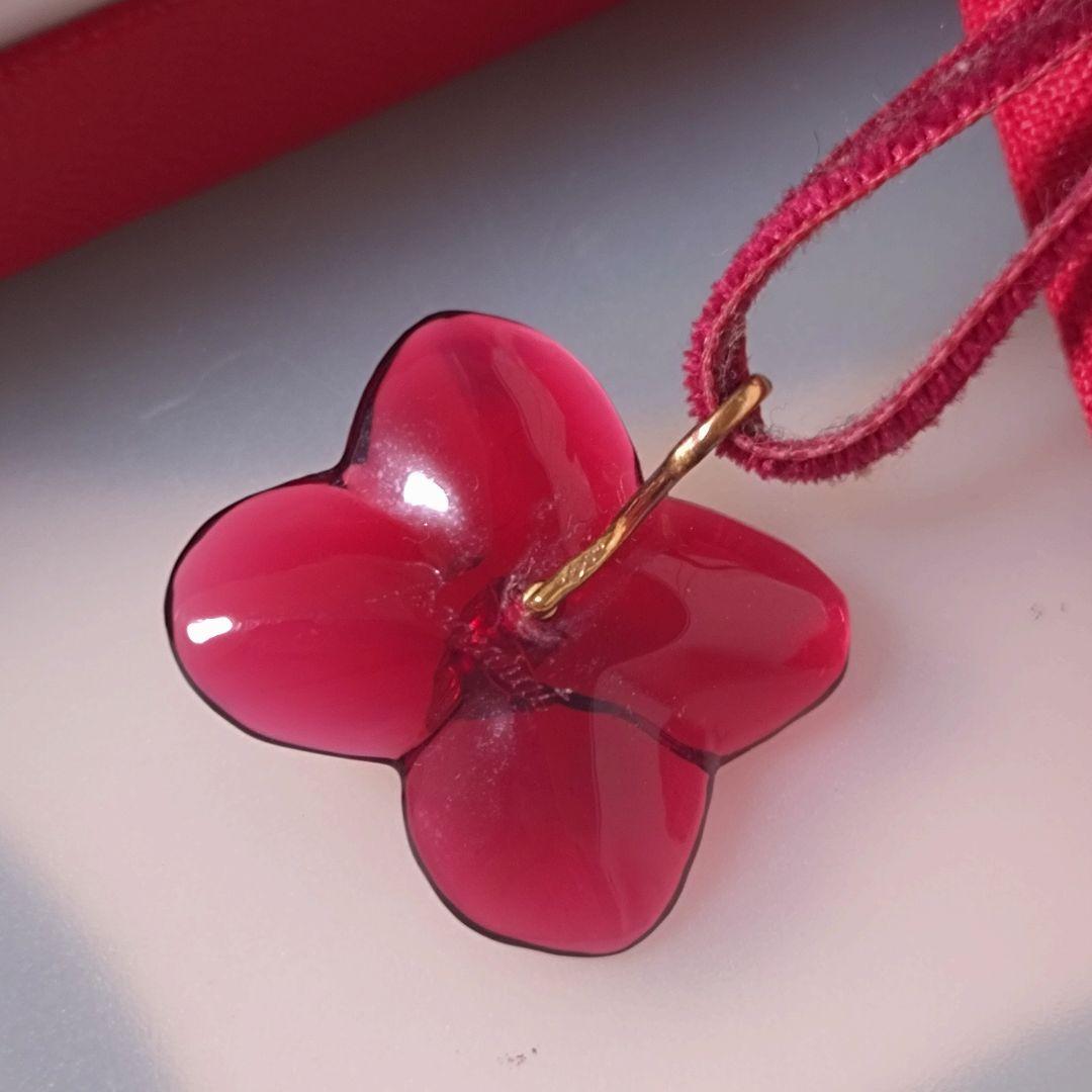 バカラ ペンダント チョーカー あじさい クリスタル