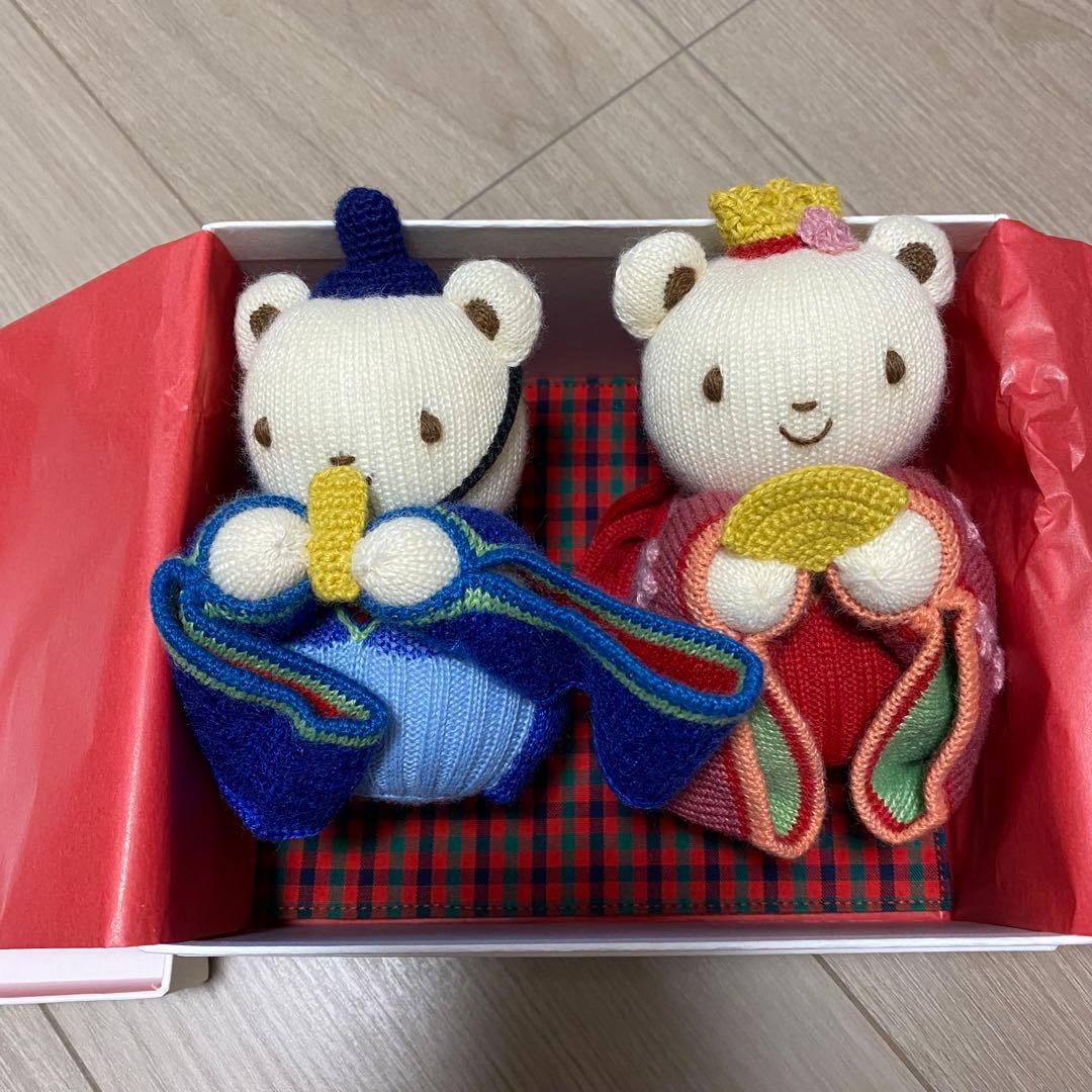 familiar ファミリア ひな人形 雛人形 編みぐるみ