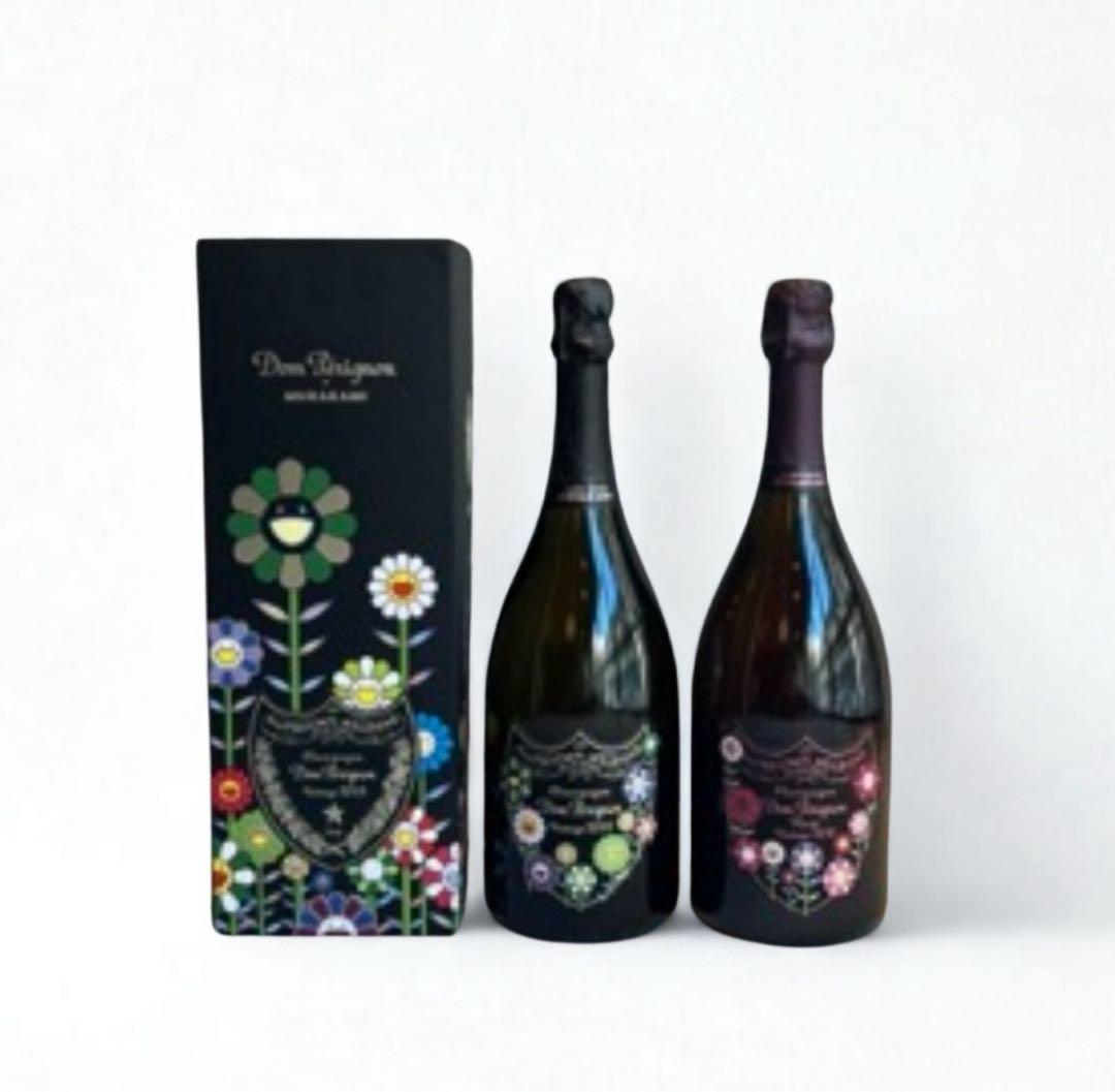 【新品】ドン・ペリニヨン 村上隆 限定コラボ 白・ロゼ2本セット