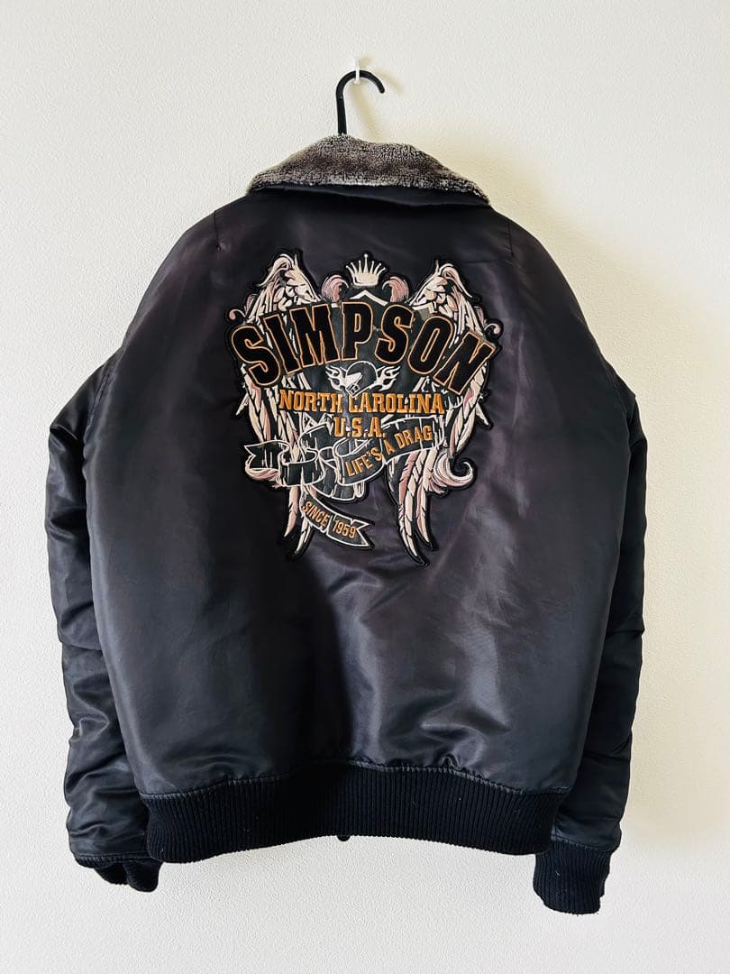 SIMPSON ジャケット メンズLLサイズ　ブラック