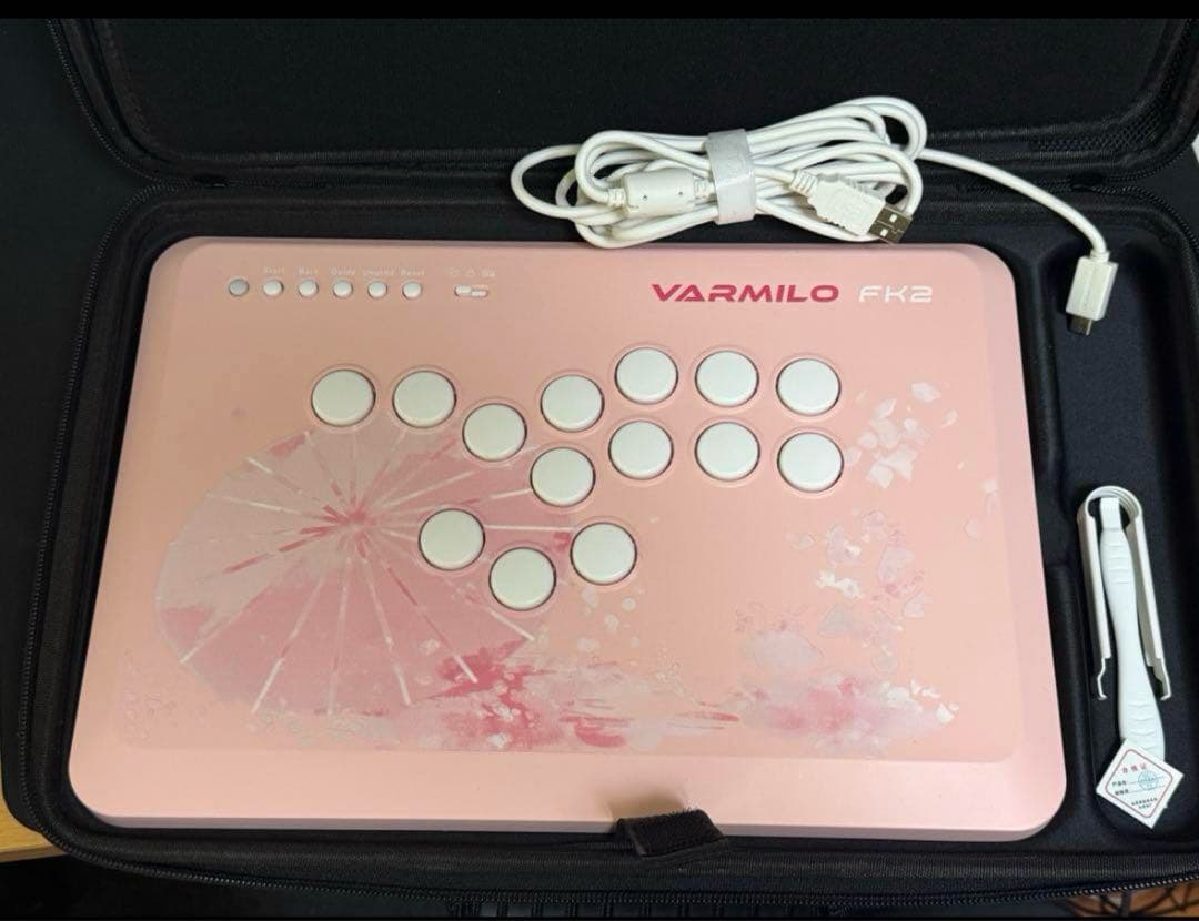 VARMILO FK2 不屈 レバーレスアーケードコントローラー 桜