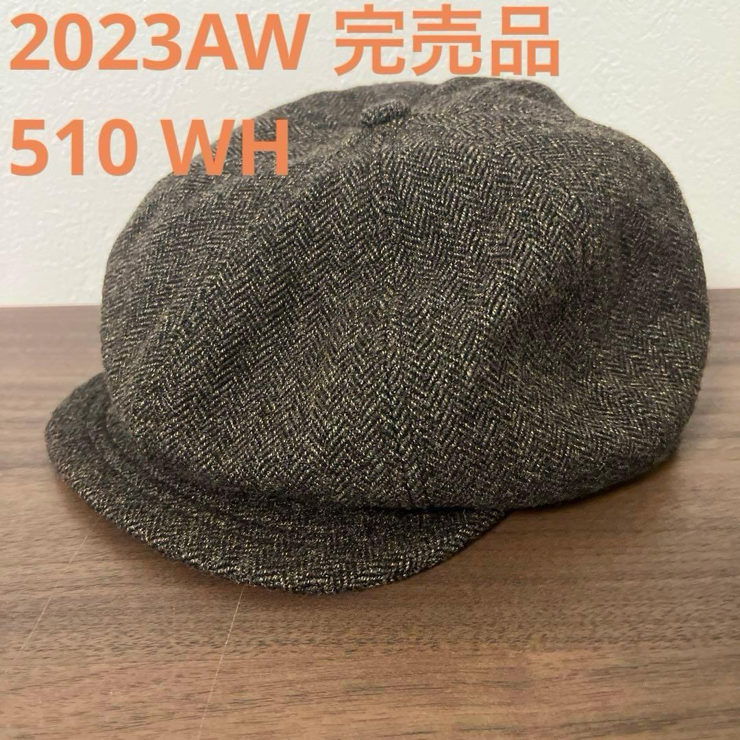 帽子 CPH 510WH WOOL HERRINGBONE CASQUETTE