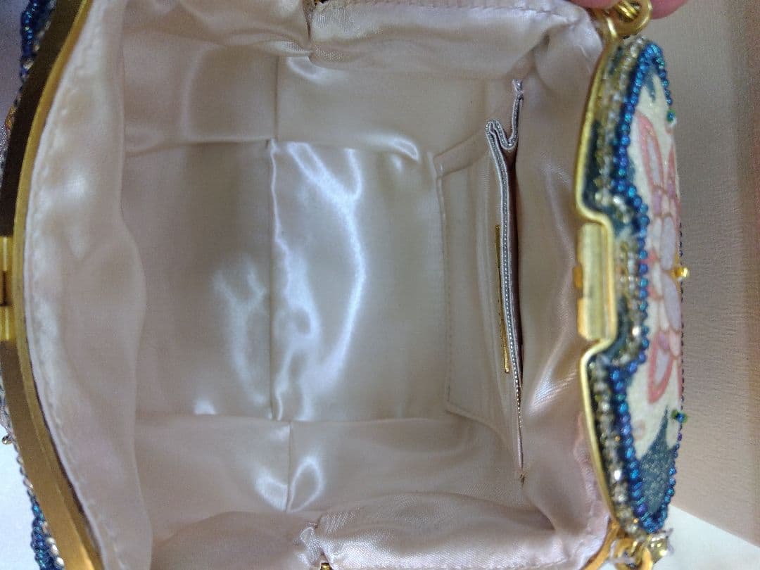 【No.45】バッグ　岡重　小型ビーズ