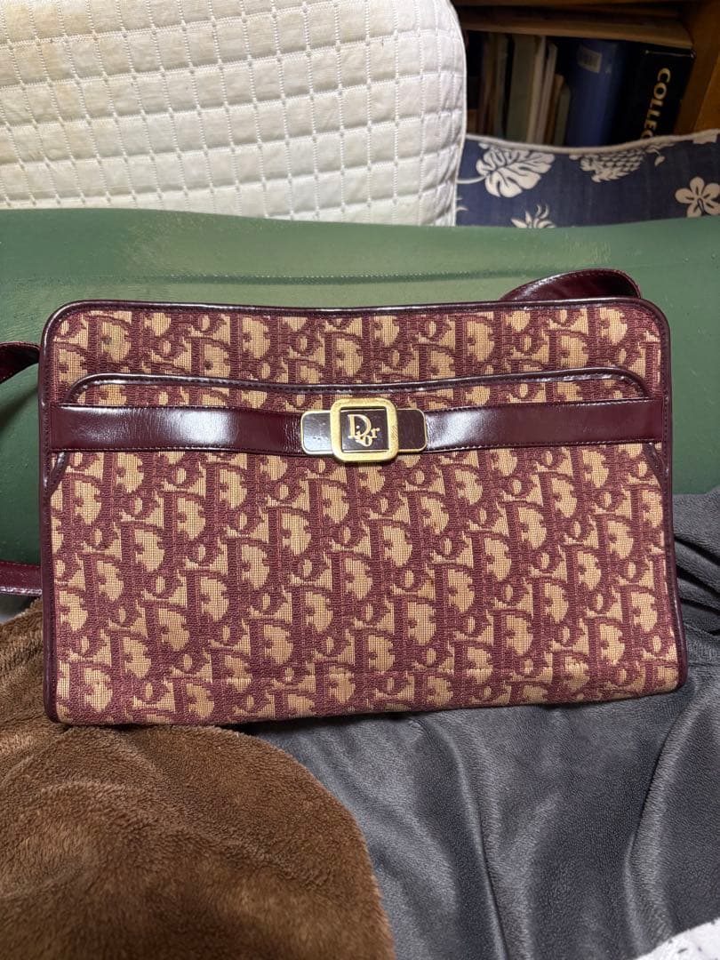 クリスチャン・ディオールのヴィンテージ「トロッター」柄ショルダーバッグ