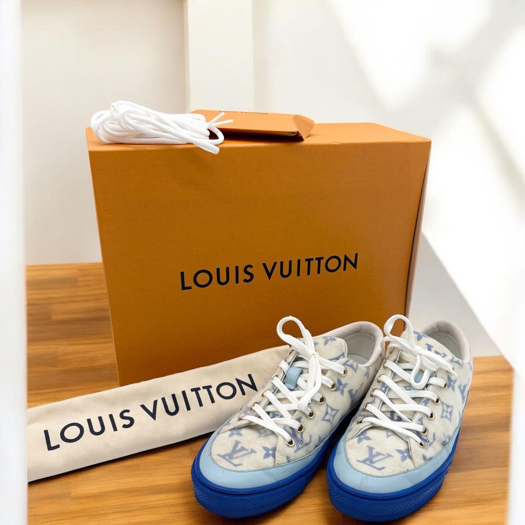 PHS LOUIS VUITTON スニーカー モノグラム ブルー