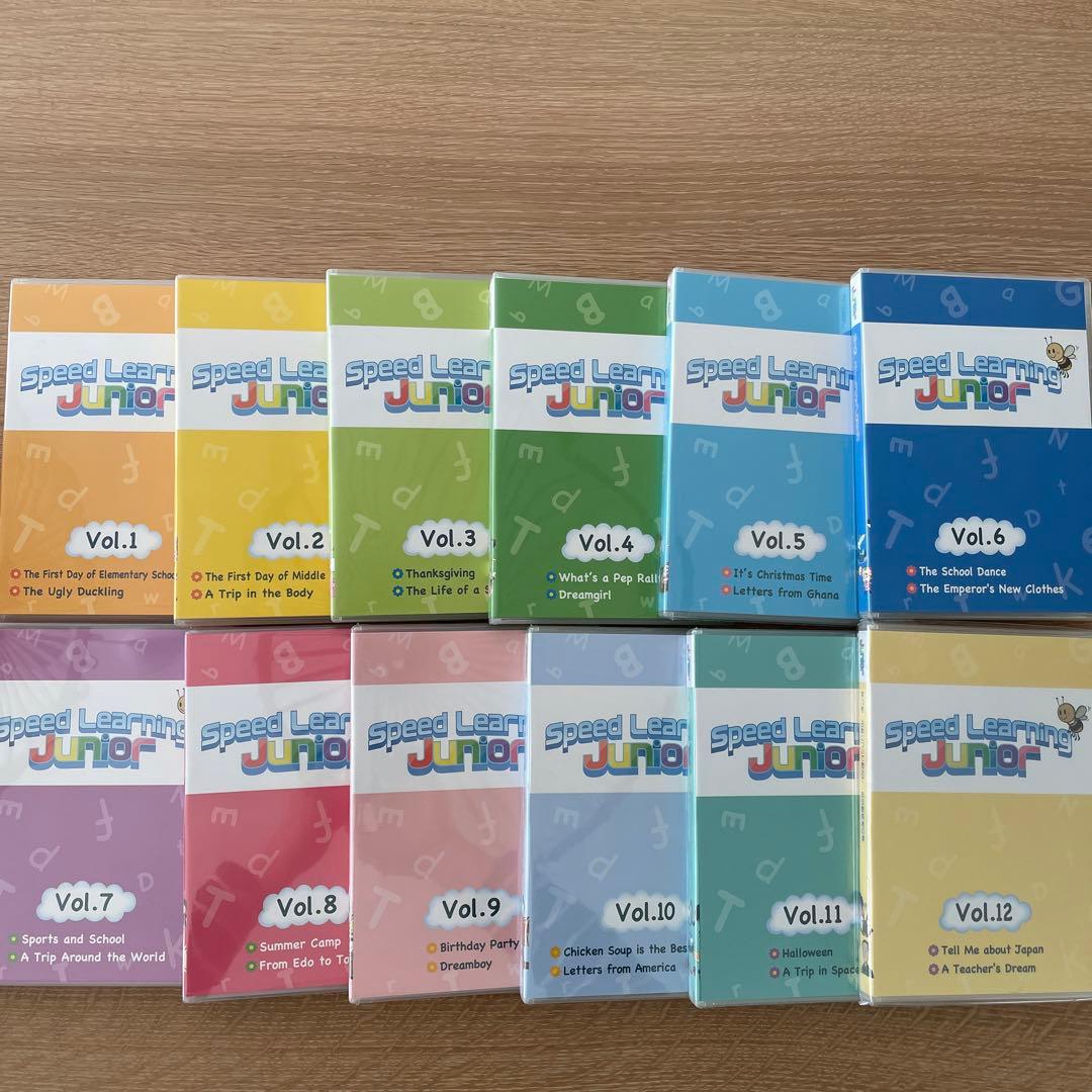 スピードラーニングジュニア  1〜12 全巻セット　英語