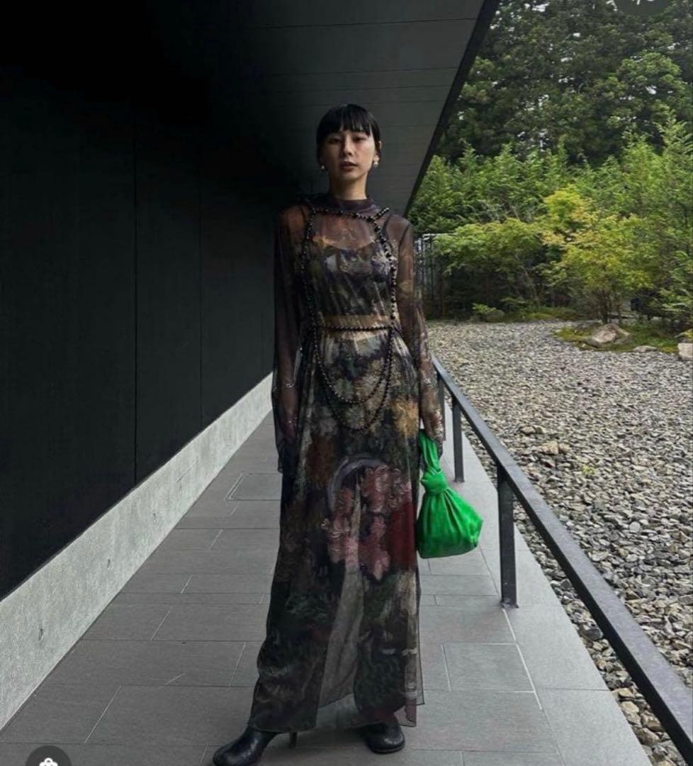 AMERI × THE MET SHEER DRESS M size