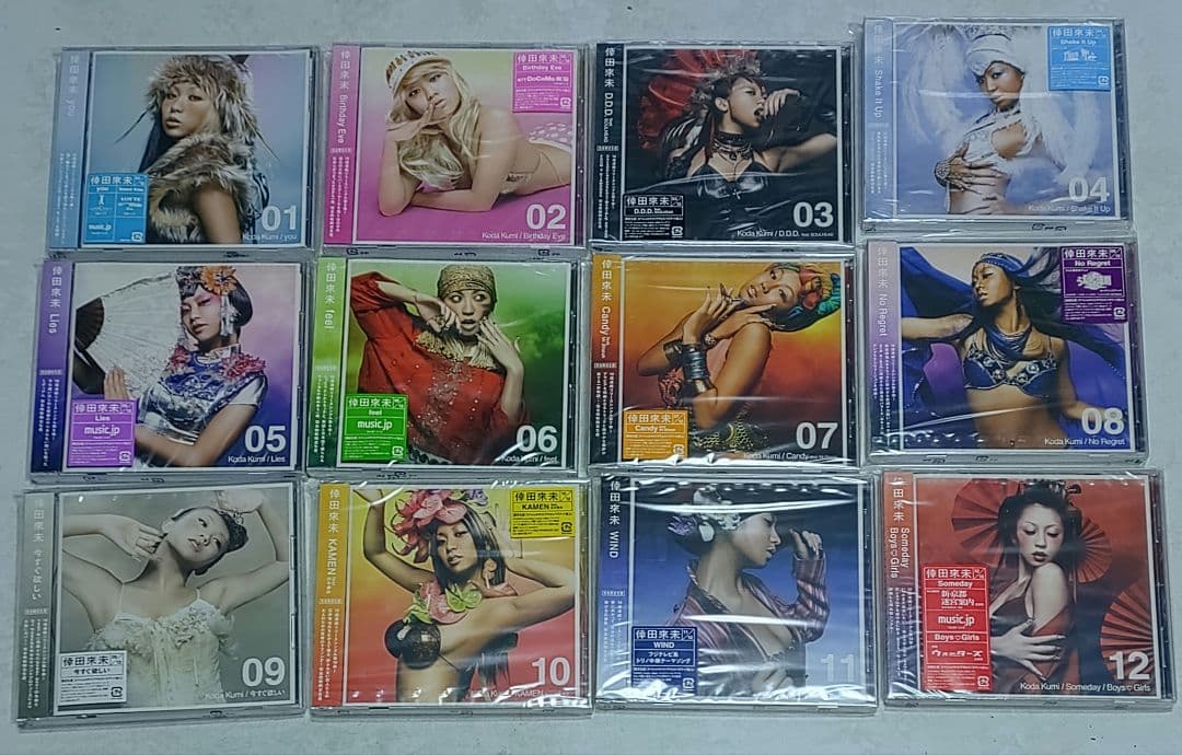 倖田來未「12週連続リリース シングル」全12セット