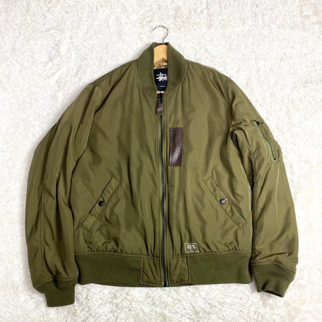 ジャケット・アウター STUSSY MA-1 00s y2k archive reversible L