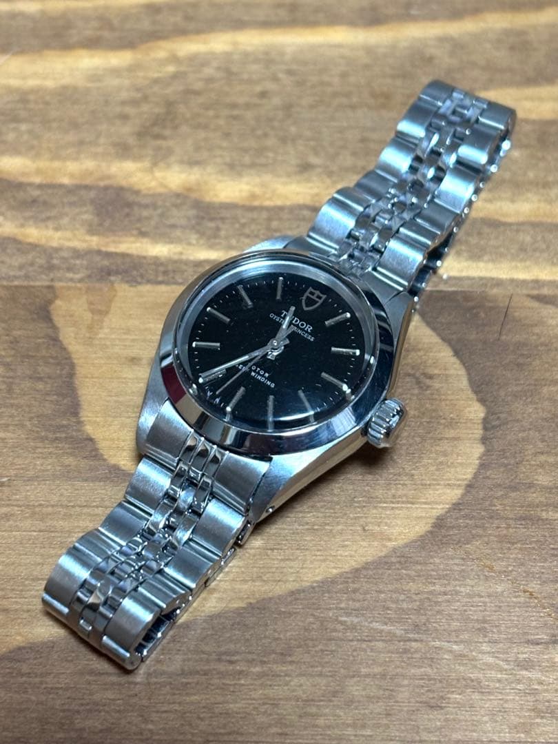 稼動品　TUDOR オイスタープリンセス ブラックダイヤル　レディース