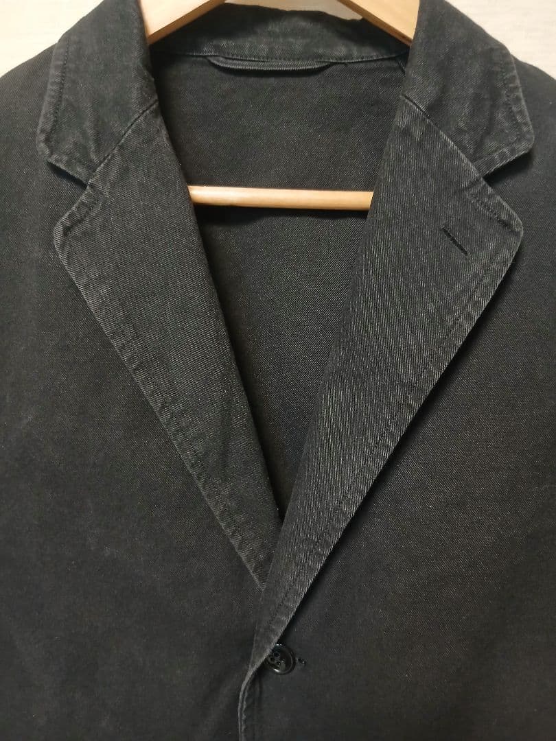 【￥ASK】COMORI ブラック カバーオール メンズ