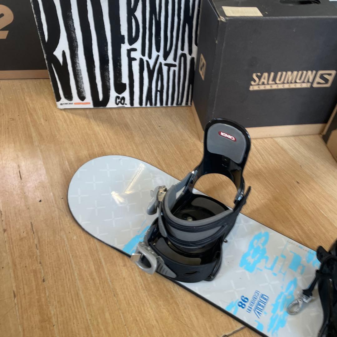 IGNIO　キッズスノーボードセット　98cm　イグニオバイン付3点セット