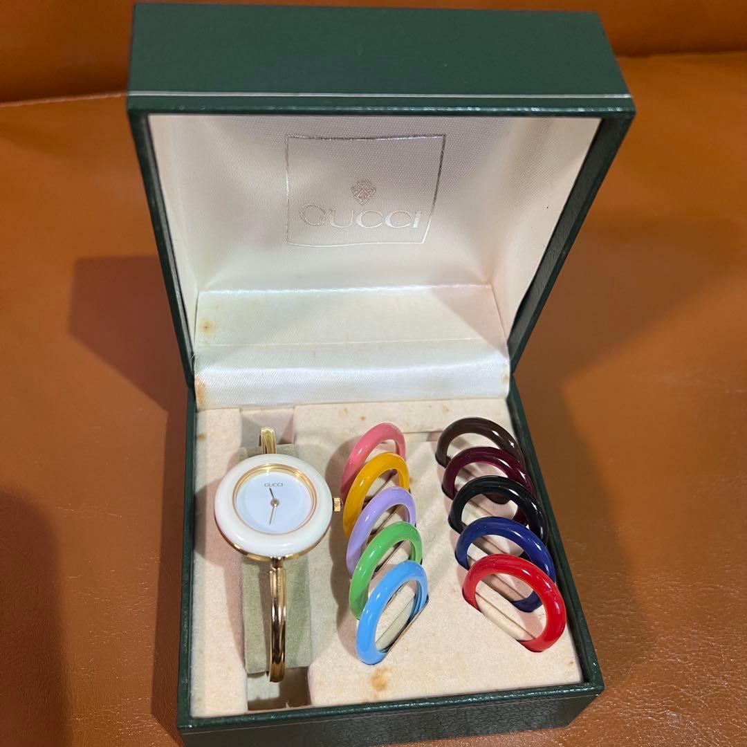 GUCCI グッチ　チェンジベゼル　レディース腕時計