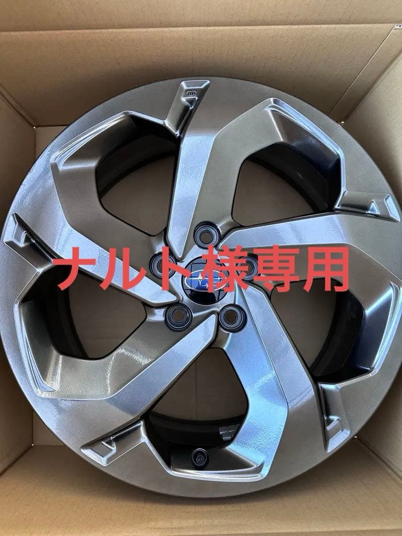 SK5 フォレスターSTI スポーツ18インチ 純正ホイール 2本新車外し