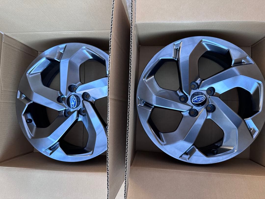 SK5 フォレスターSTI スポーツ18インチ 純正ホイール 2本新車外し