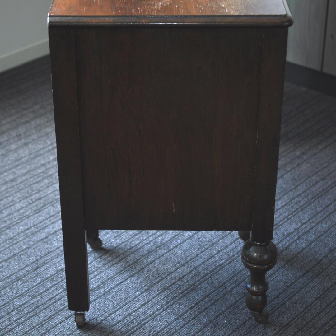 ヴィンテージ ワークデスク キャスター付き 木製 TA2027