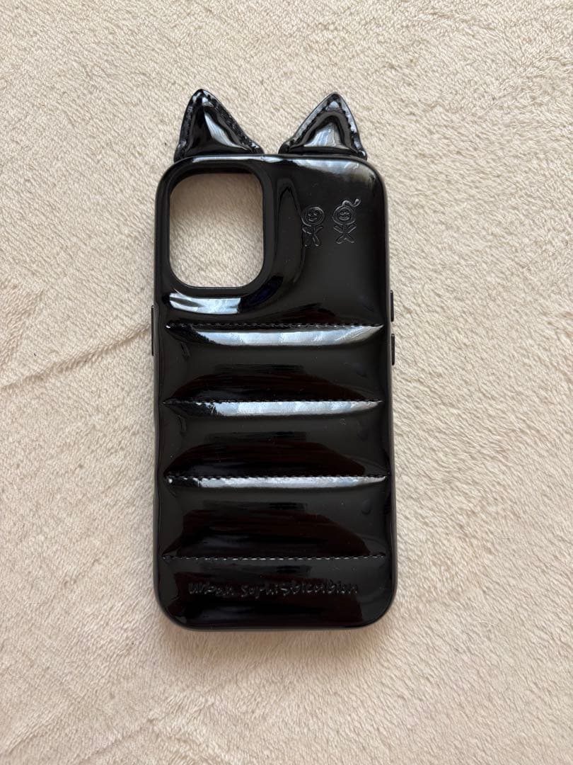 urban sophistication猫耳 iPhone16 ケース 黒