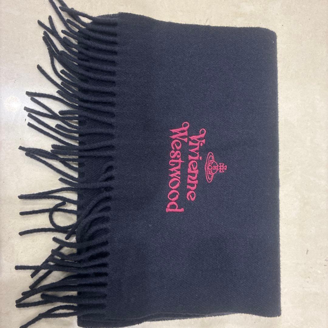 Vivienne Westwood グレー マフラー フリンジ付き　新品未使用