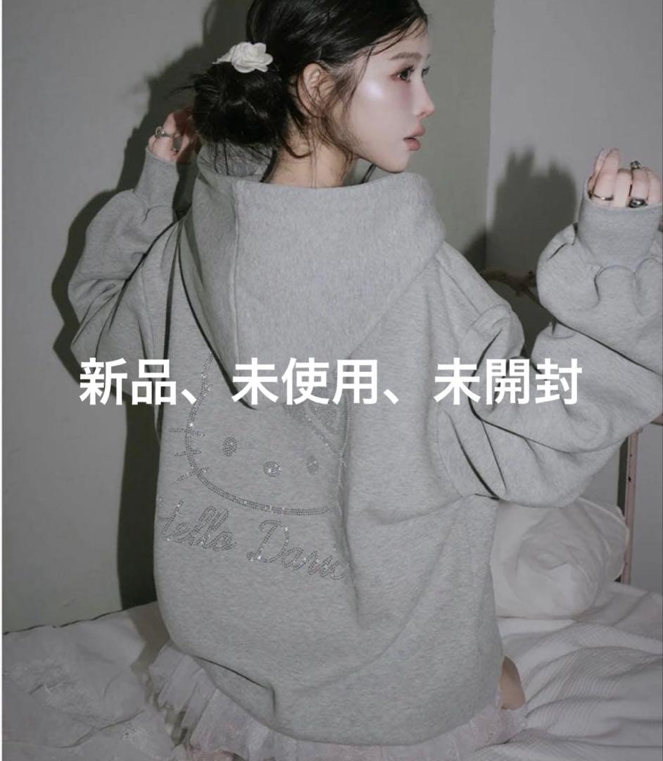 Hello Darichジップアップフーディ